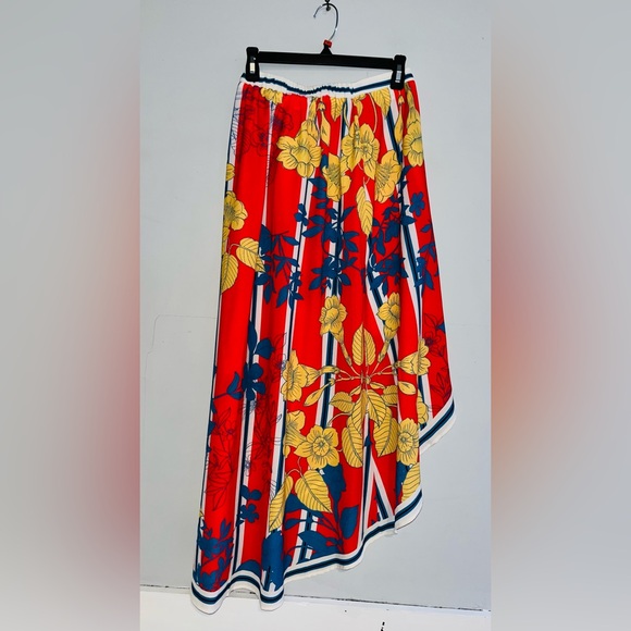 Flying Tomato Tropical Ruffle Wrap Skirt sz S NWT - Picture 2 of 6